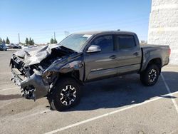 Salvage trucks for sale at Rancho Cucamonga, CA auction: 2016 Toyota Tacoma Double Cab