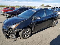 Salvage cars for sale at Fresno, CA auction: 2017 Toyota Prius