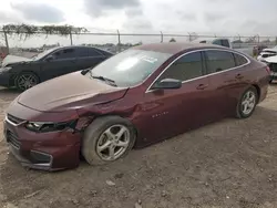 Chevrolet Malibu ls salvage cars for sale: 2016 Chevrolet Malibu LS