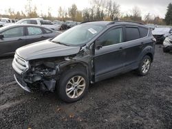 Salvage cars for sale at Portland, OR auction: 2018 Ford Escape SEL