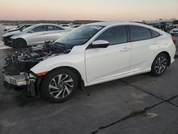 Salvage cars for sale at Grand Prairie, TX auction: 2018 Honda Civic EX