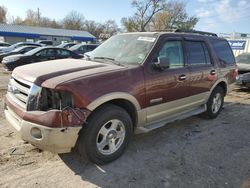 Ford salvage cars for sale: 2007 Ford Expedition Eddie Bauer