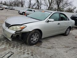 Salvage cars for sale from Copart Bridgeton, MO: 2002 Toyota Camry LE