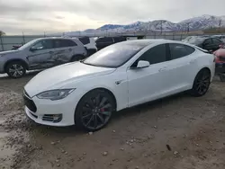 Tesla Vehiculos salvage en venta: 2014 Tesla Model S