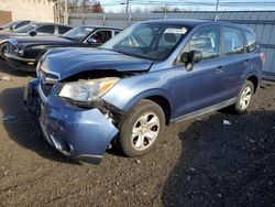 Salvage cars for sale at New Britain, CT auction: 2014 Subaru Forester 2.5I