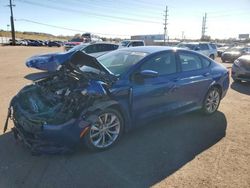 Salvage cars for sale at Colorado Springs, CO auction: 2015 Chrysler 200 S