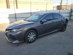 Salvage cars for sale from Copart Sun Valley, CA: 2018 Toyota Camry LE