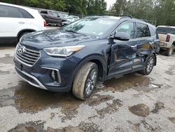 Salvage cars for sale at Greenwell Springs, LA auction: 2017 Hyundai Santa FE SE