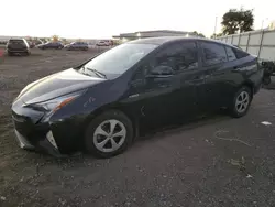 Salvage cars for sale at San Diego, CA auction: 2016 Toyota Prius