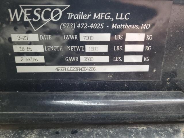 2022 Wesco Trailer