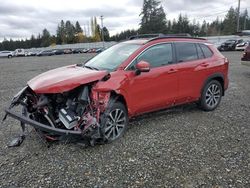 Salvage cars for sale from Copart Graham, WA: 2022 Toyota Corolla Cross XLE