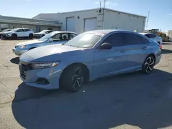 Salvage cars for sale from Copart Martinez, CA: 2021 Honda Accord Sport