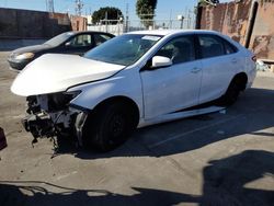 Salvage cars for sale at Wilmington, CA auction: 2017 Toyota Camry LE