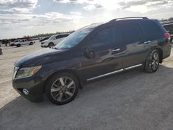 Nissan salvage cars for sale: 2013 Nissan Pathfinder S