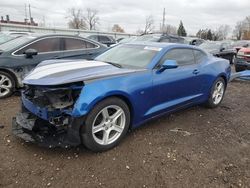 Salvage cars for sale at Lansing, MI auction: 2017 Chevrolet Camaro LT