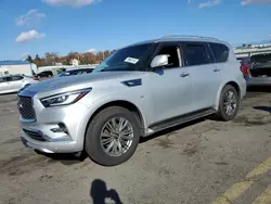 Salvage cars for sale at Pennsburg, PA auction: 2020 Infiniti QX80 Luxe