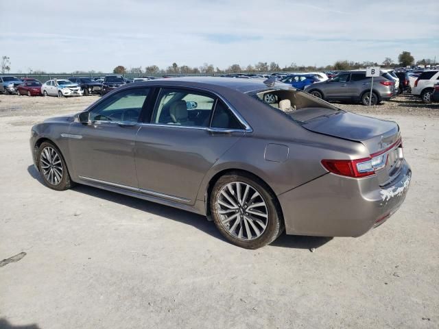 2018 Lincoln Continental Select