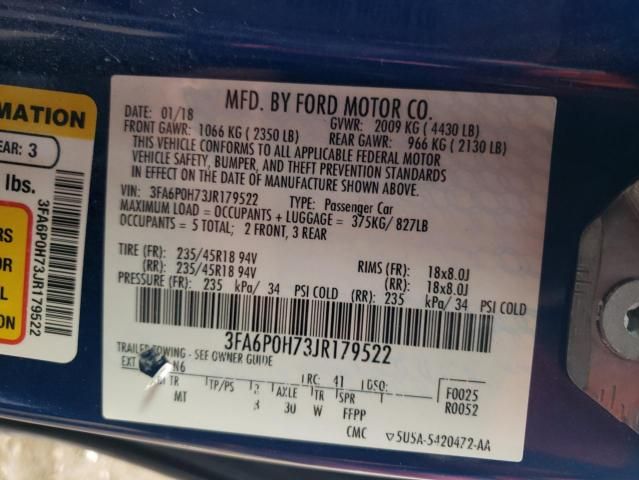 2018 Ford Fusion SE