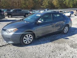 Salvage cars for sale at Gainesville, GA auction: 2014 Toyota Corolla L