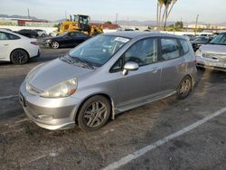 Salvage cars for sale at Van Nuys, CA auction: 2007 Honda FIT S