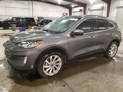 Salvage cars for sale from Copart Cleveland: 2022 Ford Escape Titanium