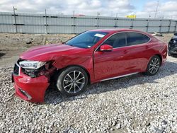 Acura salvage cars for sale: 2018 Acura TLX Tech