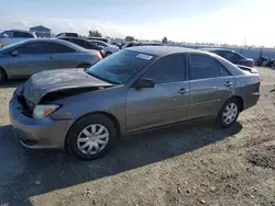 Salvage cars for sale at Antelope, CA auction: 2004 Toyota Camry LE