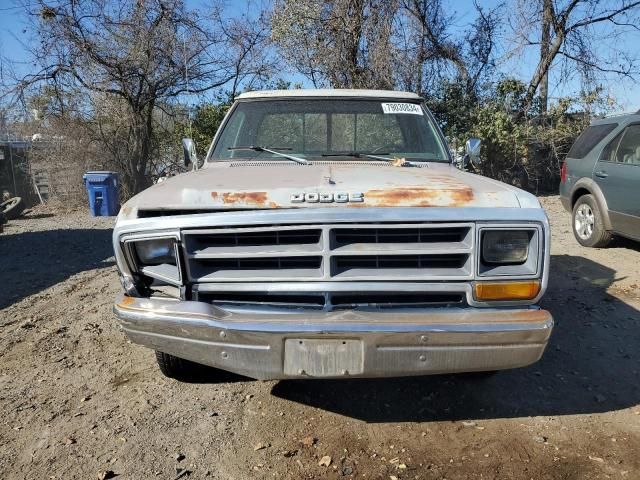 1987 Dodge D-SERIES D100