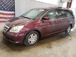 Salvage cars for sale at Avon, MN auction: 2007 Honda Odyssey EXL