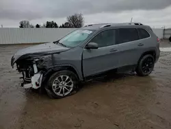 Jeep Grand Cherokee salvage cars for sale: 2021 Jeep Cherokee Latitude LUX