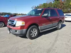 Salvage cars for sale at Dunn, NC auction: 2007 Ford Expedition XLT