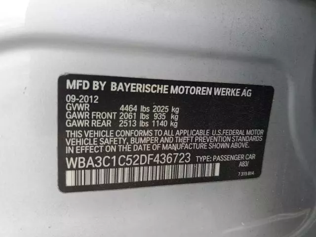 2013 BMW 328 I Sulev