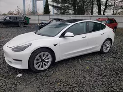 Tesla Model 3 Vehiculos salvage en venta: 2022 Tesla Model 3