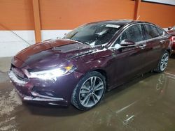 Salvage cars for sale from Copart Rocky View County, AB: 2017 Ford Fusion Titanium