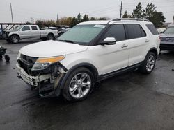 Salvage cars for sale at Denver, CO auction: 2011 Ford Explorer Limited