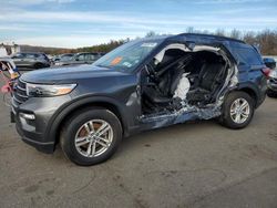 Salvage cars for sale at Brookhaven, NY auction: 2020 Ford Explorer XLT