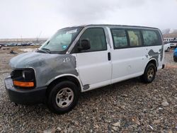 Chevrolet salvage cars for sale: 2007 Chevrolet Express G1500