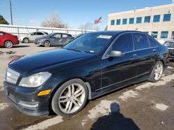 Salvage cars for sale at Littleton, CO auction: 2012 Mercedes-Benz C 300 4matic