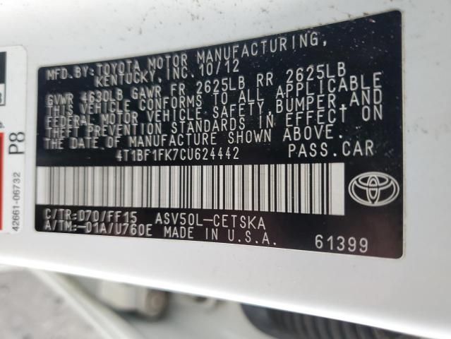 2012 Toyota Camry Base