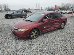 Salvage cars for sale at Barberton, OH auction: 2006 Honda Civic EX