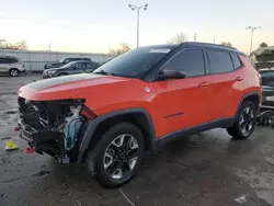 Jeep salvage cars for sale: 2017 Jeep Compass Trailhawk