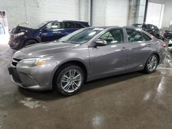 Salvage cars for sale at Ham Lake, MN auction: 2015 Toyota Camry LE