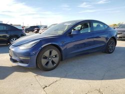 Salvage cars for sale at Grand Prairie, TX auction: 2021 Tesla Model 3