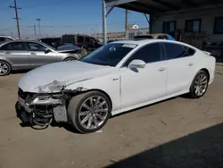 Salvage cars for sale from Copart Los Angeles, CA: 2013 Audi A7 Prestige