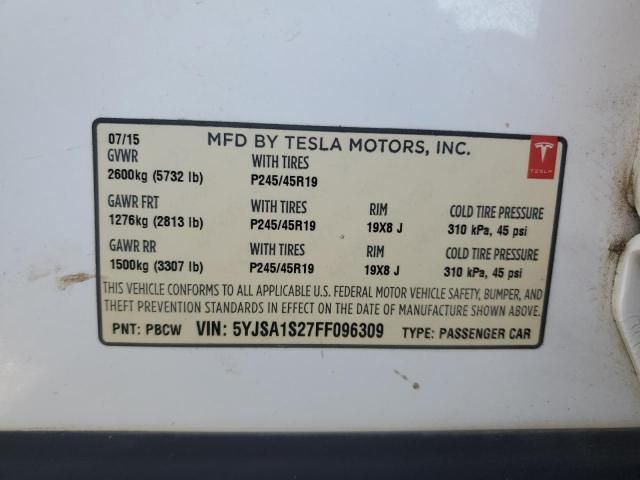 2015 Tesla Model S 70D