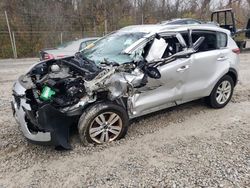 Salvage cars for sale at Northfield, OH auction: 2017 KIA Sportage LX