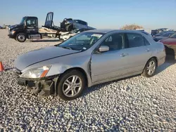 Salvage cars for sale at Taylor, TX auction: 2007 Honda Accord SE