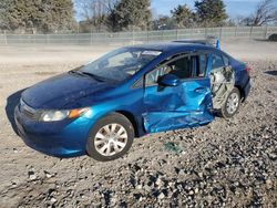 Salvage cars for sale at Madisonville, TN auction: 2012 Honda Civic LX