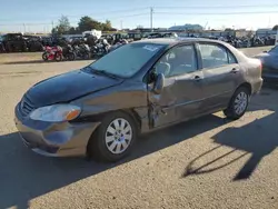 Salvage cars for sale at Nampa, ID auction: 2004 Toyota Corolla CE