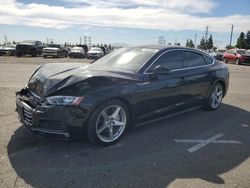 Salvage cars for sale at Rancho Cucamonga, CA auction: 2019 Audi A5 Premium Plus S-Line